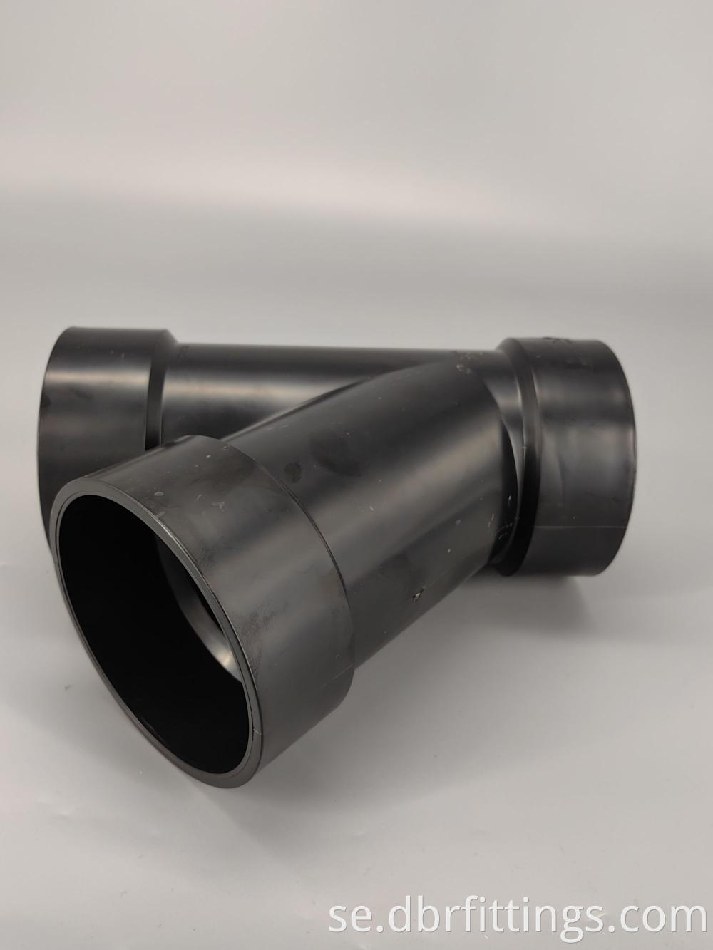 ABS fittings WYE for waste water